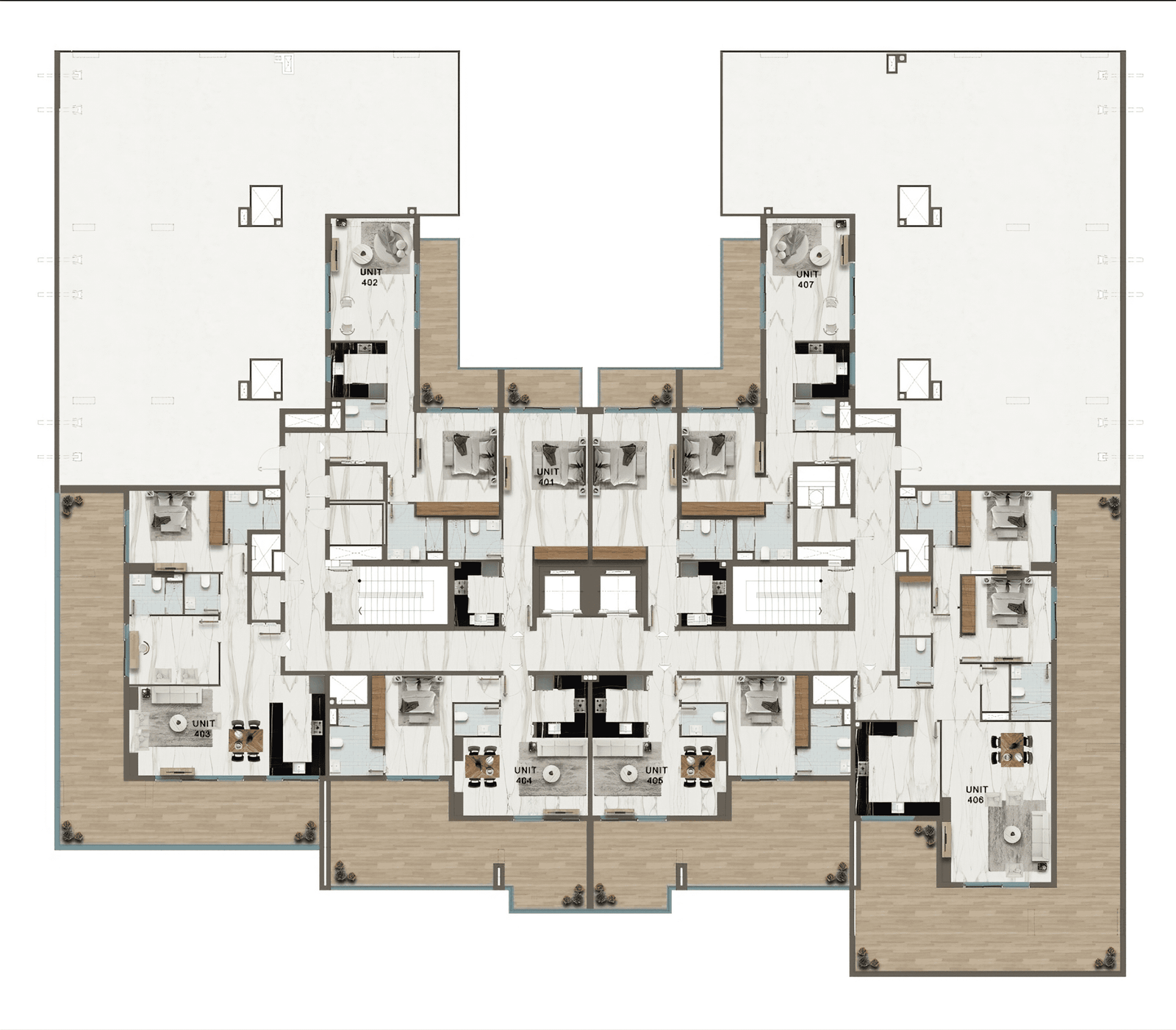 Rose Gardens II by ROZ - Key plans