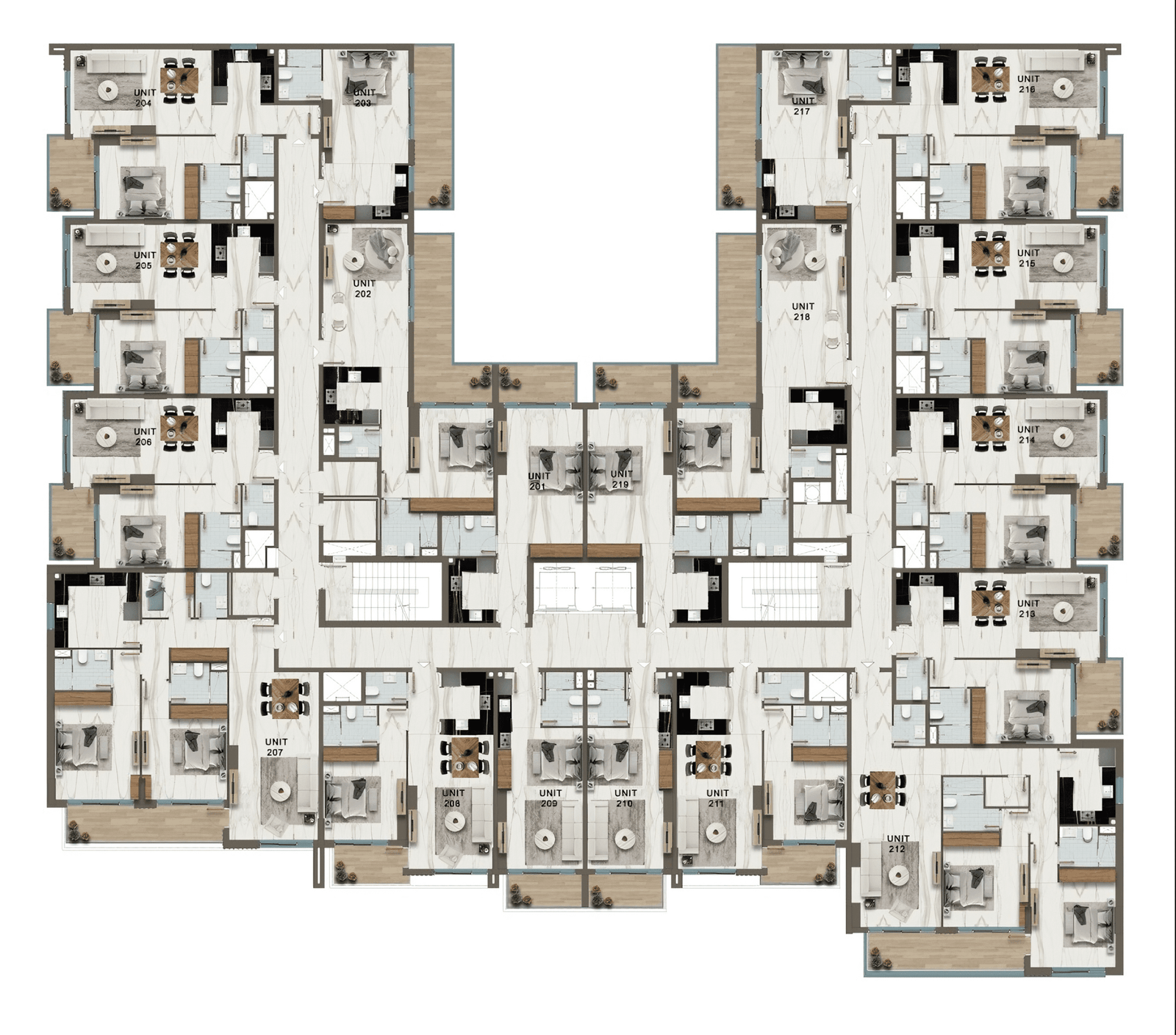 Rose Gardens II by ROZ - Second floor& third