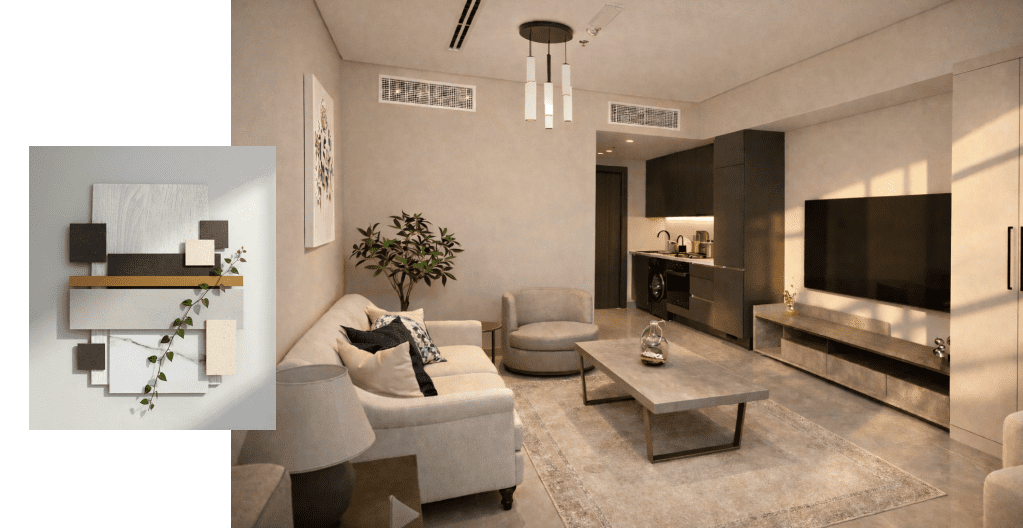 Dubai apartments for sale - Interor - Rose Gardens III