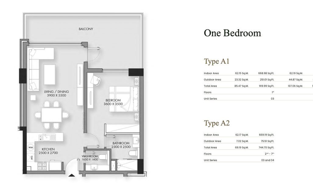 Rose Gardens III - one bedroom