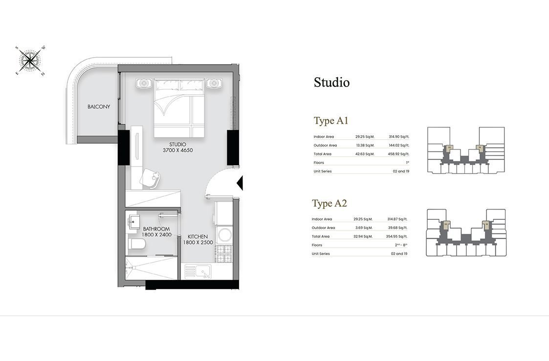 Studio type A